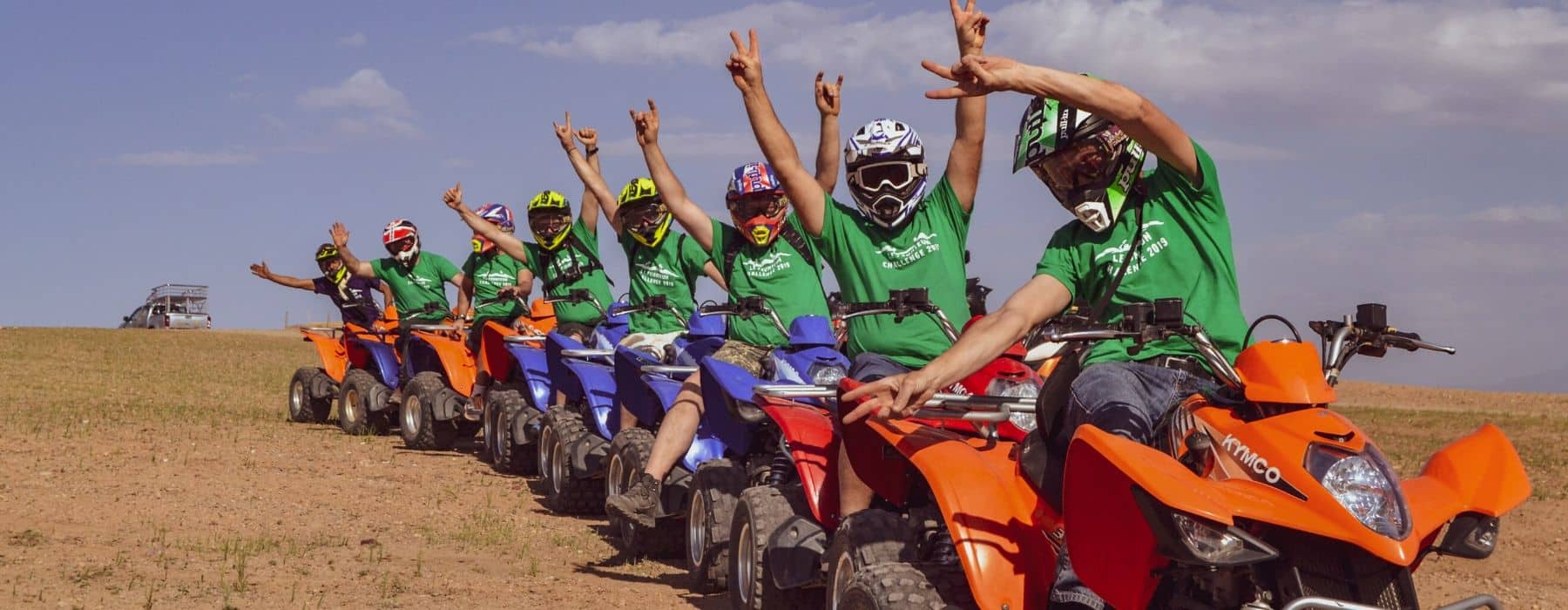 TEAM BUILDIND QUAD DANS LE DESERT