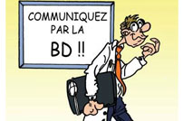 communiquer en interne par la bande déssinée support de communication